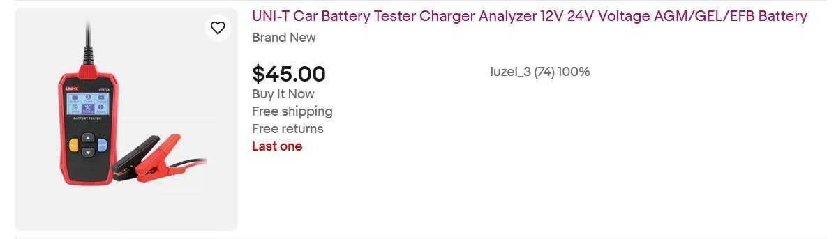 Ford F-150 Lightning 12v Battery Issue UNI-T 673 pic 0