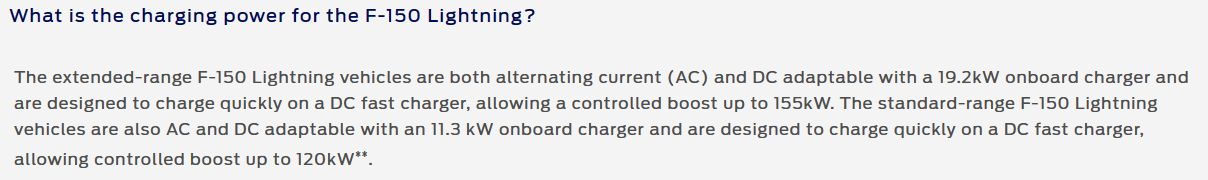 Ford F-150 Lightning Pro charging at 150+ kW? Untitled