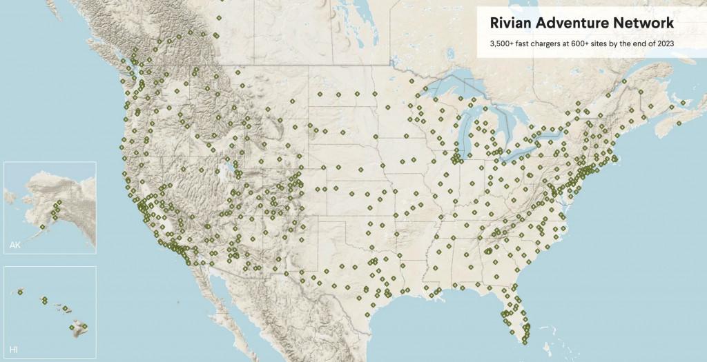 Ford F-150 Lightning 2022 Ford F-150 Lightning vs. 2021 Rivian R1T: Electric truck face-off vian-charging-network-plan--march-2021_100786021_l