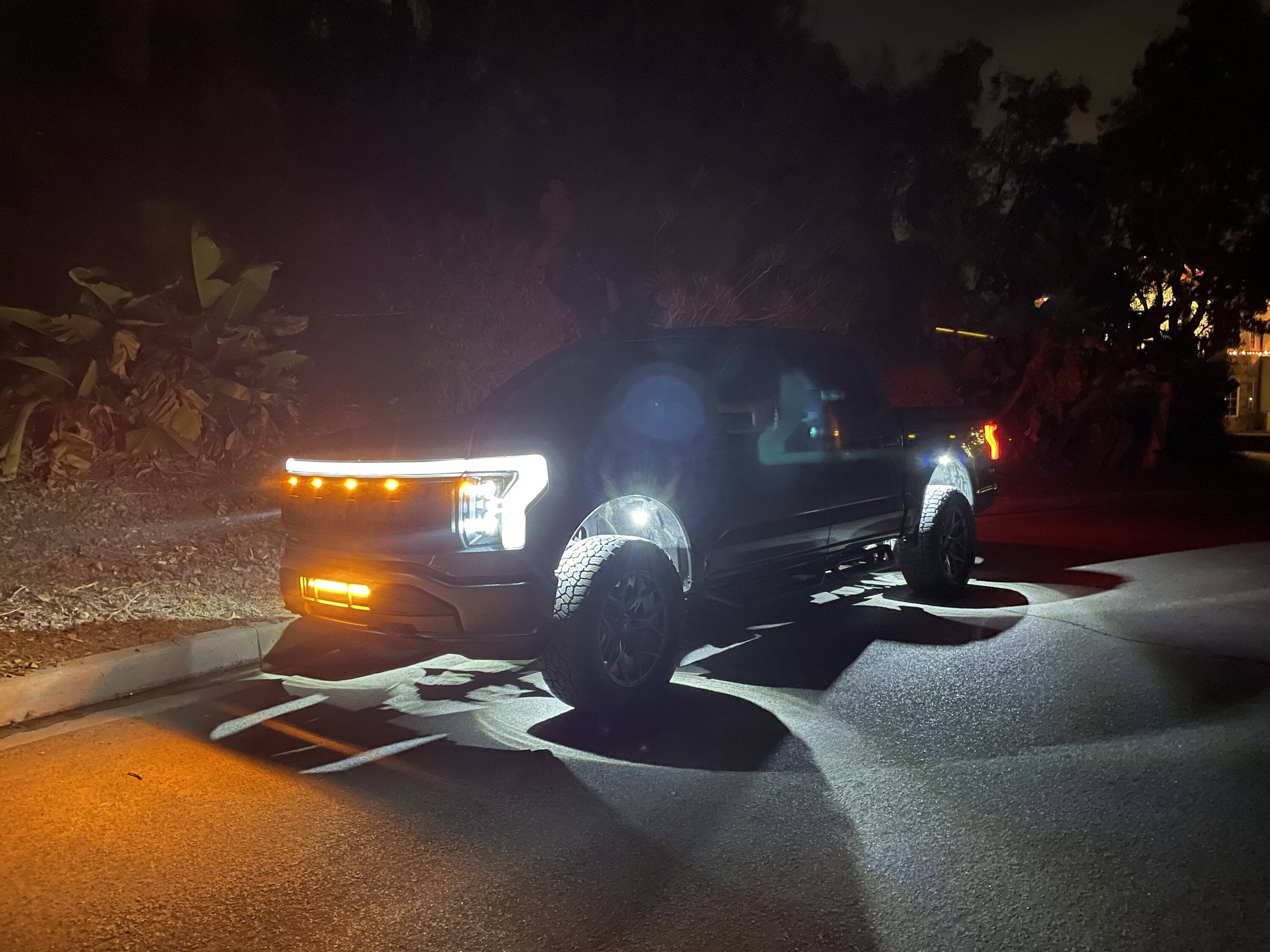 Ford F-150 Lightning Rock Lights installed w3