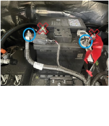 Ford F-150 Lightning Charging to 100% where to connect to LVB