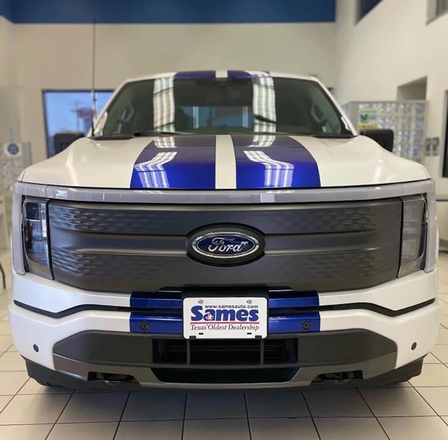 How Racing Stripes Look on the 2022 F-150 Lightning | ⚡️ F-150 Lightning  Forum For Owners, News, Discussions