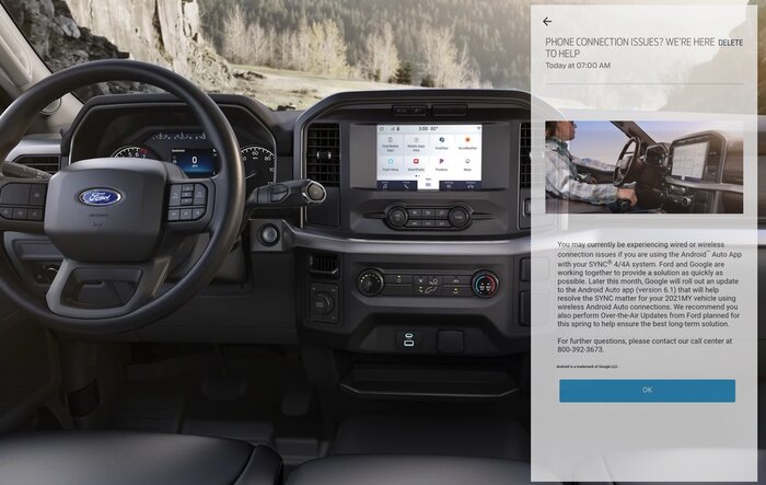 Ford Says Fix Coming Soon For Android Auto App + SYNC 4/4A Issues