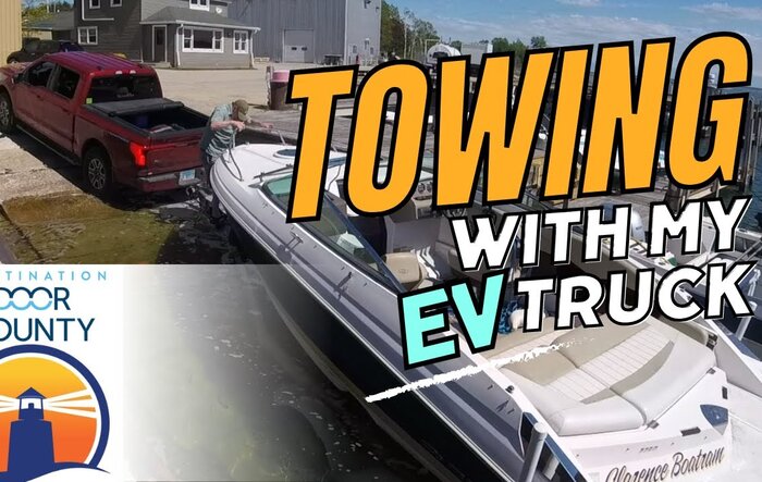 Towing a 7000lb boat and trailer to beautiful Door County, WI