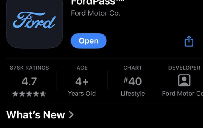 FordPass app update 5.4.0 (iOS & Android)