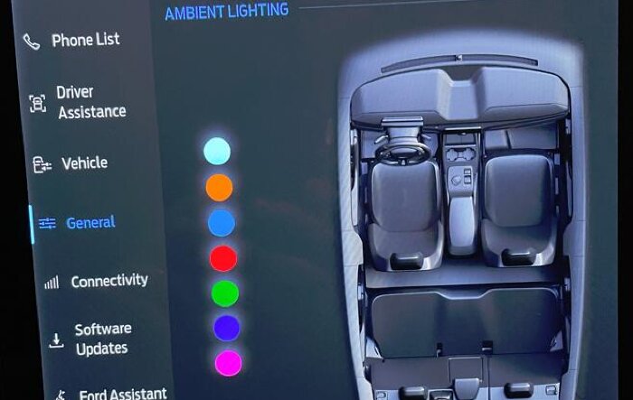 Color changing ambient lighting mod