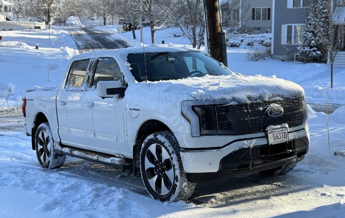 Garage too small. Anyone park outside? In the snow?