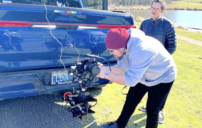 F150 Lightning as a Camera Truck.