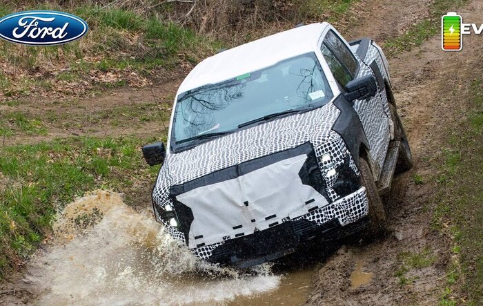 2022 Ford F-150 Lightning Electric Pickup Durability Testing Footage