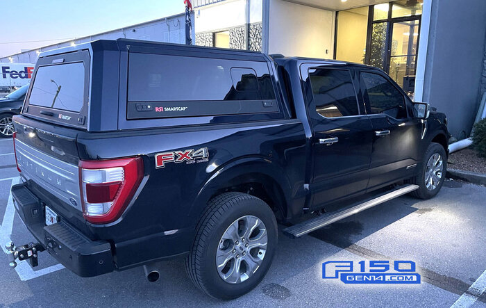 RSi SmartCap Camper Shell installed on 2021 F-150