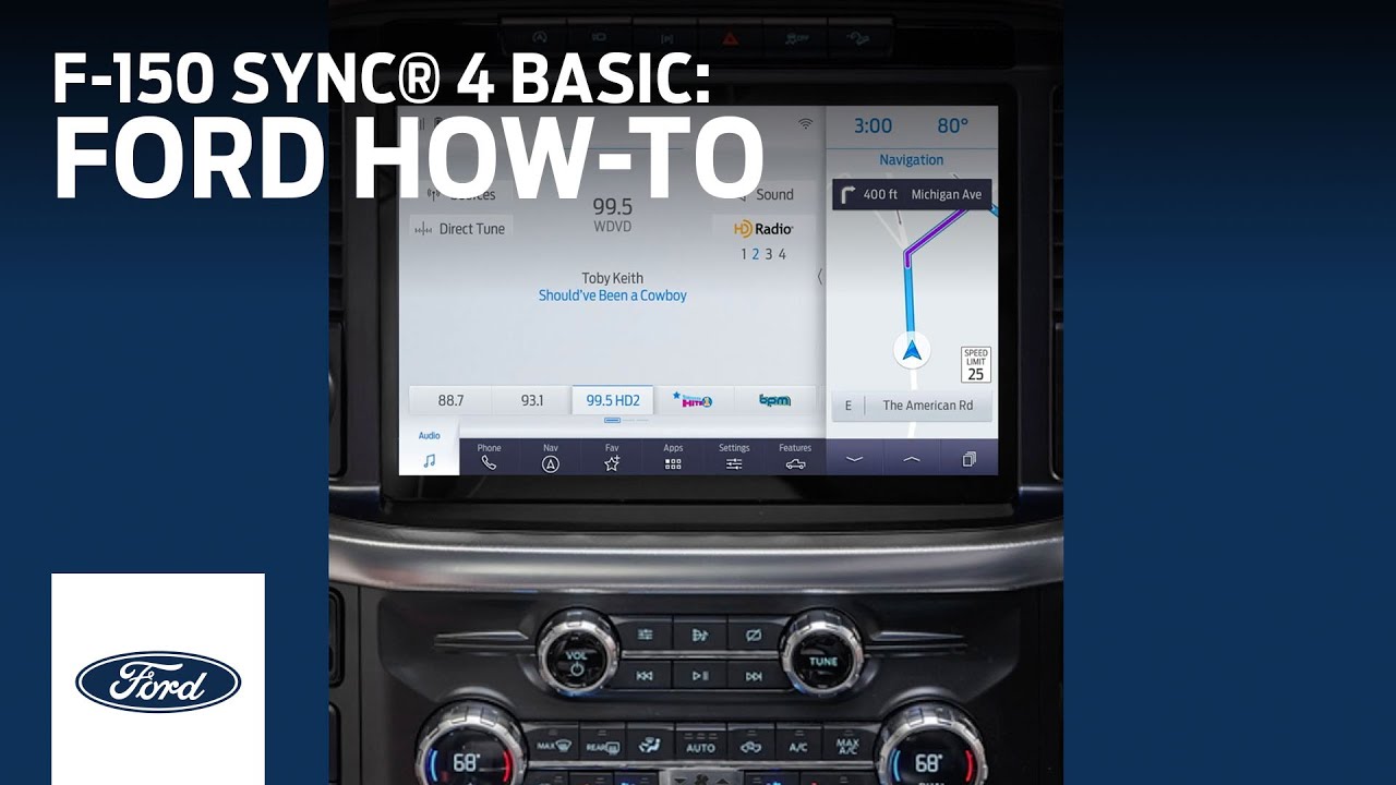 Video: SYNC 4 Basic Interactions with Information on Demand | Ford ...