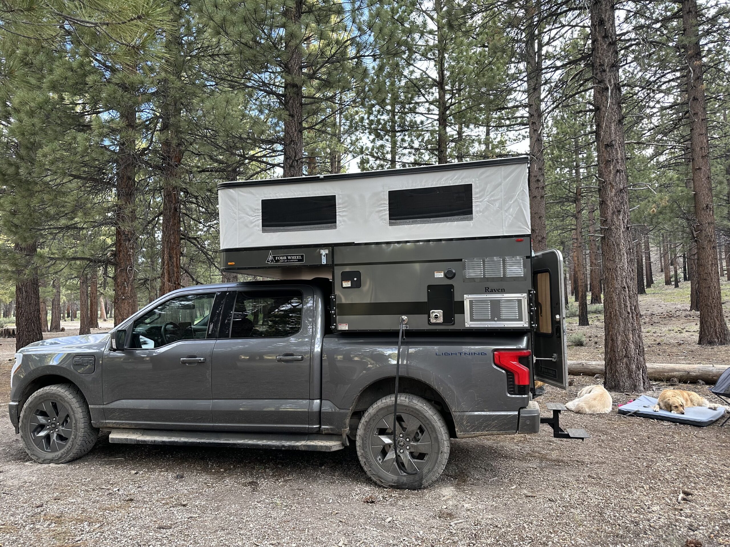 My F-150 Lightning / Raven Slide In Camper Review Article For Four ...